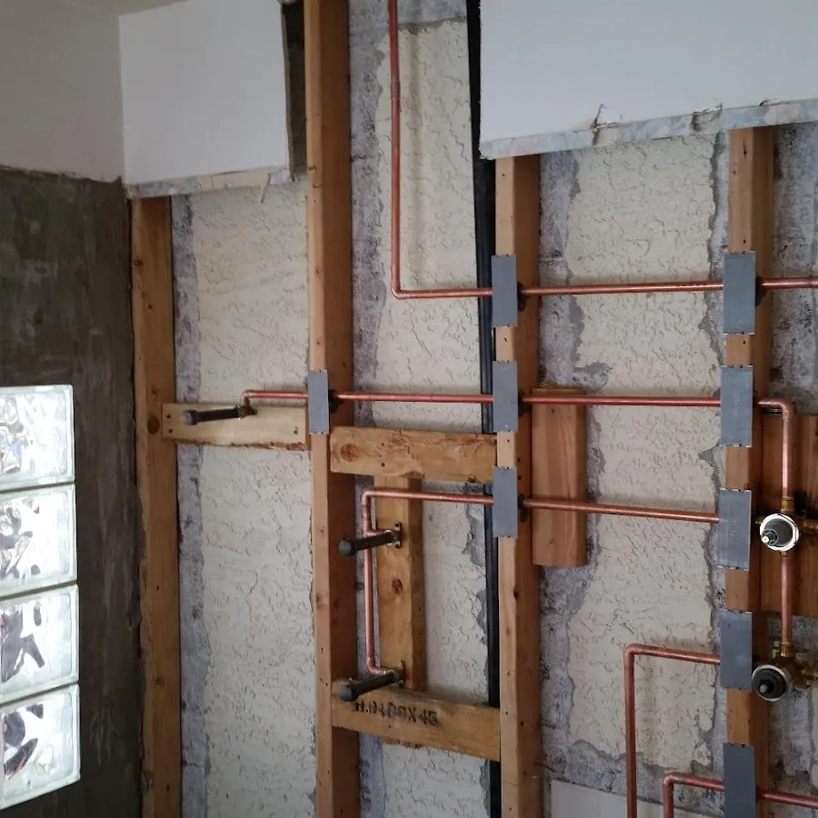 Copper pipe installation for Repiping in St. Helena
